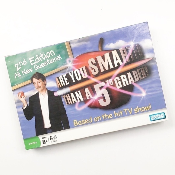 Parker Brothers Other - Are You Smarter Than a 5th Grader Quiz Show Game, 2nd Edition